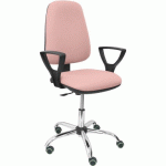 CHAISE DE BUREAU SIERRA CP ACCOUDOIRS FIXES - ROSE