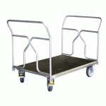 CHARIOT FIMM 500 KG 1200 X 800 MM TAPIS 2 DOSSIERS TUBE - FIMM