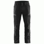 PANTALON DE TRAVAIL SERVICES STRETCH NOIR/GRIS FONCÉ TAILLE 50C - BLAKLADER