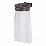 SUPPORT DE SACS POUBELLES MURAL 110 L ECOLLECTO ROSSIGNOL NOIR
