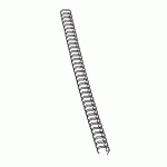 BAGUETTE RELIURE ANNEAUX MÉTAL 7.9 MM NOIRE - BOÎTE DE 100