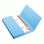 CHEMISE POCHETTE À SOUFFLET CARTE OXFORD 24 X 32 CM BLEU VIF - PAQUET DE 50