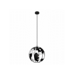 FAB 152193009 PENDENTIF ORBE 1XE27 NOIR REGX30X30 CM