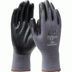 GANTS DE MANUTENTION PLASTIQUE RECYCLÉ ENDUCTION NITRILE PAUME ET DOIGTS-9