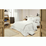 PARURE DE LIT GANYMÈDE  BLANC 260X240 CM