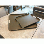 PLATEAU DE SERVICE ALUMINIUM XL - TAUPE