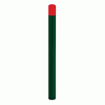POTELET CARREFOUR ÉCOLE Ø76 MM - VERT 6005/ROUGE 3020 - PROCITY