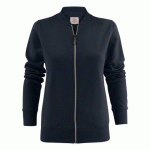 PRINTER ESSENTIALS JAVELIN SWEATSHIRT FULLZIP FEMMES DARK NAVY - TAILLE M