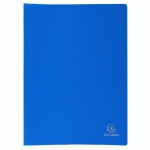 PROTÈGE-DOCUMENTS EN POLYPROPYLÈNE SOUPLE OPAK 100 VUES - A4 - BLEU CLAIR - LOT DE 12