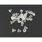 300 ARRETS CAOUTCHOUCS POUR BOUCLES D'OREILLES.