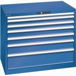 ARMOIRE 7 TIROIRS 1023X725X850MM-CAPACITÉ 200KG-BLEU FONCÉ - LISTA