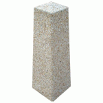 BORNE VIBON PYRAMIDALE BÉTON - GRAVILLONS LAVÉS - BUTON DESIGN