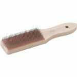 CARDE À LIME EN BOIS ET ACIER TREMPÉ POUR NETTOYAGE DES LIMES - CL-20 SAM OUTILLAGE