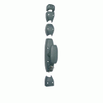 CRÉMONE CLASSIQUE POUR PORTE COCHÈRE DIAMÈTRE 18 RY180 FINITION APPRÊT BOUTON STANDARD - JARDINIER MASSARD - J041605