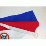 DRAPEAU PARAGUAY : DIMENSIONS - 60 X 90 CM