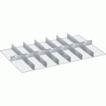 MATÉRIEL DE SUBDIVISION POUR TIROIRS 1088X612X150MM - LISTA