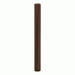 POTELET CARREFOUR Ø 90 MM - ZINC MARRON 8017 - PROCITY