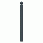 POTELET OPUS TÊTE BOULE Ø 76 MM -ANTHRACITE 7016 - ROSSIGNOL PRO