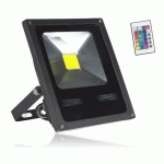 PROJECTEUR LED PHARE RGB + TÉLÉCOMMANDE 30W IP65 - SILAMP