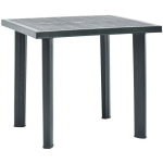TABLE DE JARDIN VERT 80X75X72 CM PLASTIQUE - VIDAXL