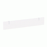 VOILE DE FOND MÉTHACRYLATE L 130 CM POUR BUREAU EDEN L 160 CM BLANC