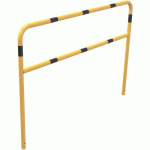 ARCEAU AVEC BARRE TRANSVERSALE À BÉTONNER-NOIR-2000X1400MM - SCHAKE