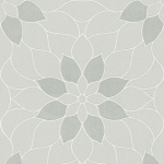 BRICOFLOR PAPIER PEINT FLEURI TAPISSERIE FLEU TAPISSERIE FLORALE PAPIER PEINT INTISSÉ GRIS - 10,05 X 0,53 M