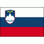 DRAPEAU SLOVÉNIE : DIMENSIONS - 60 X 90 CM