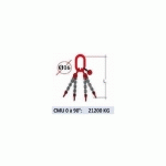 ELINGUE CHAINE KUPLEX 4 BRINS - SANS CROCHET - CMU 21000 KG (CLASSE 100)