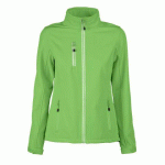 PRINTER RED VERT SOFTSHELL DAMES VERT - TAILLE XXXL