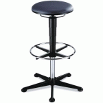 TABOURET D'ATELIER PIÉTEMENT ACIER SUR PATINS - BIMOS