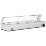 ROYAL CATERING - BAIN-MARIE PROFESSIONNEL MAINTIEN AU CHAUD ROBINET 2000W 4XGN 1/2