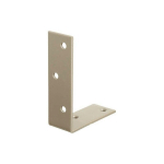 BALKENWINKEL DURAVIS® 75 X 100 X 30 MM, UNGLEICHSCHENKLIG, MATERIAL: STAHL, BLAU VERZINKT, OBERFLÄCHE: PERLBEIGE RAL 1035