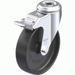 BLICKLE - ROULETTE PIVOTANTE À FREIN Ø 125MM BANDAGE POLYAMIDE PA 6.6 120KG - LKRA-POA 125G-FI