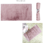 THE HOME DECO FACTORY - TAPIS FIN IMITATION FOURRURE 110 X 60 CM - ROSE