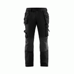 PANTALON DE TRAVAIL ARTISAN STRETCH 4D NOIR/GRIS FONCÉ D120 - BLAKLADER