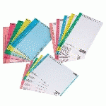 ETIQUETTE DOSSIER SUSPENDU DE TIROIR 6 X 297 MM ELBA COULEURS ASSORTIES - PAQUET DE 270
