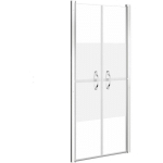 VIDAXL - PORTE DE DOUCHE ESG DEMI-D�POLI 81X190 CM