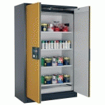 ARMOIRE SÉCURITÉ Q-PEGASUS-90 Q90.195.120.WDAC GRIS/JAUNE - ASECOS