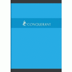CAHIER SEYES AGRAFÉ 210X297 96 PAGES 70G QUADRILLÉ 5/5 - CONQUERANT