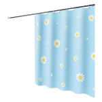 DÉCOR À LA MAISON FRAIS CHRYSANTHÈME RIDEAU DE DOUCHE ÉPAIS IMPERMÉABLE EN TISSU POLYESTER RIDEAU DE DOUCHE-7272 POUCES