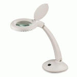 FIRSTLIGHT PRODUCTS - FIRSTLIGHT MAGNIFYING - LAMPE DE TABLE LOUPE LED INTÉGRÉE, BLANC