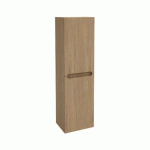 MEUBLE COLONNE 140 X 40 CM - 2 PORTES - CHÊNE COLORADO - OLA UP JACOB DELAFON