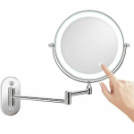 MIROIR GROSSISSANT LUMINEUX MURAL X10 DE 8 POUCES - AVEC FONCTION D'ARRÊT AUTOMATIQUE