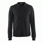 POLO MANCHES LONGUES NOIR TAILLE S - BLAKLADER