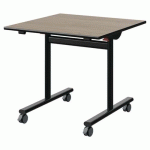 TABLE MALIBU RAB 80X80 T5 DL ST ANTIB CHÊN 1146/NO NOIR 9005