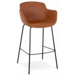 TABOURET DE BAR DESIGN KAZINA 107CM MARRON - PARIS PRIX