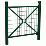 BARRIÈRE PROVINCE GRILLAGÉE 1.07 M CITY - ZINC VERT 6005 - PROCITY