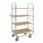 CHARIOT ANTISTATIQUE 1195X470 4 PLATEAUX - KONGAMEK