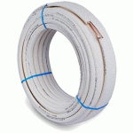 COURONNE DE TUBE CUIVRE CERCLÉE CU 0,8-10 - D3/8-5/8 - ISOLÉ - BLANC - 10 MÈTRE EID